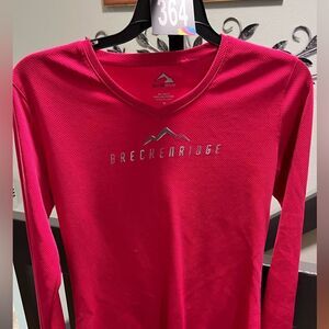 Breckenridge Women's Red Long Sleeve Top Size Medium #364